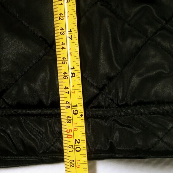 Women's Vest Cool Wear Black Quilted Collared Zipped Closure Jacket Size Small - Picture 11 of 12